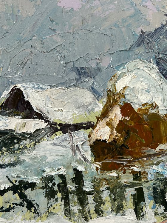 Winter Haystacks