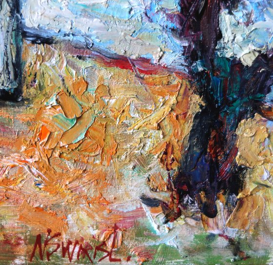“Trees by the River”