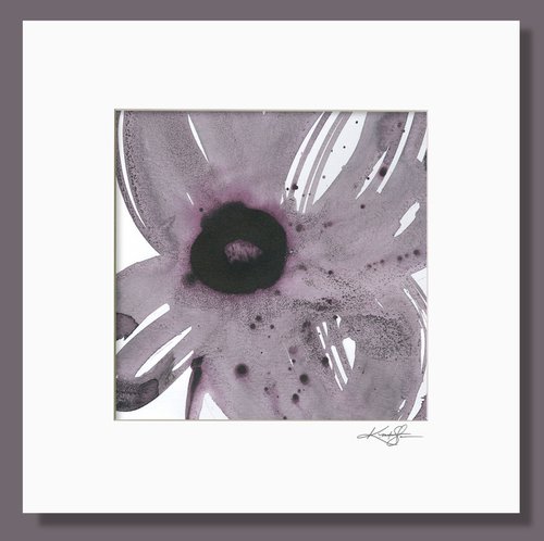 Organic Impressions 738 - Abstract Flower Painting by Kathy Morton Stanion by Kathy Morton Stanion