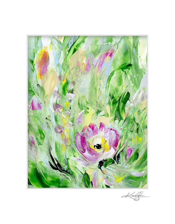 Floral Jubilee 3 - Flower Painting by Kathy Morton Stanion