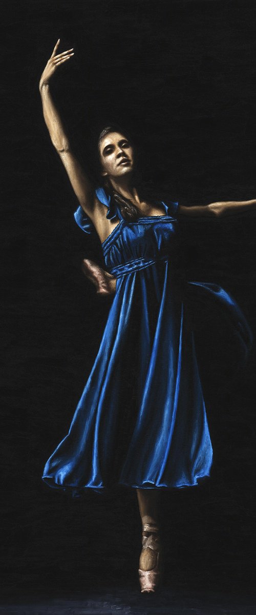 Graceful Dancer in Blue by Richard Young