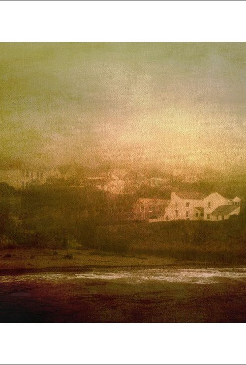 Cornish Coastline and Village by Martin  Fry
