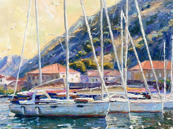 "Yachts at the berth"