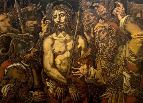 The mockery of Christ by Oleg and Alexander Litvinov