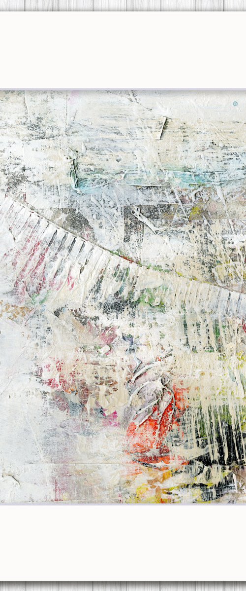 Connective Dance 16 - Highly Textured Abstract Collage Painting by Kathy Morton Stanion by Kathy Morton Stanion