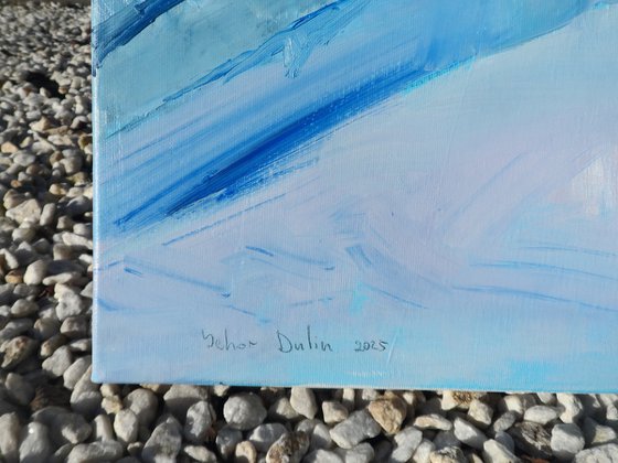 " Mountains in winter "