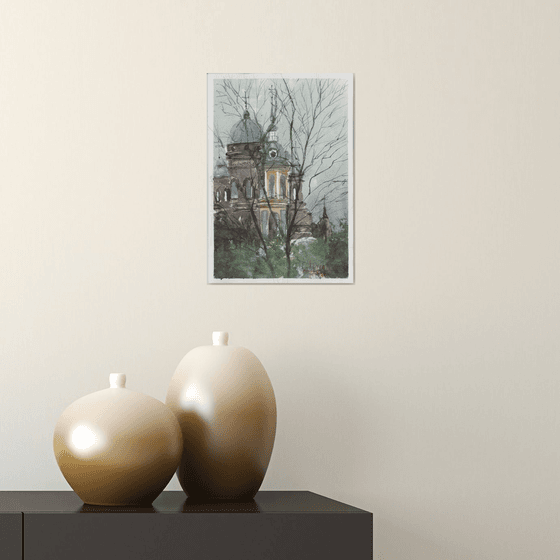 Cityscape painting