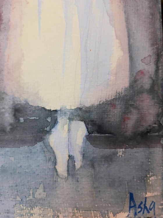 Set of Ballerina dancing