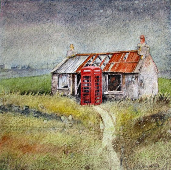 House with Telephone box.