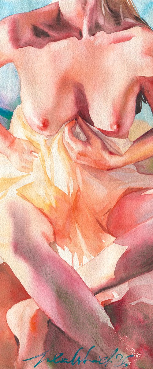 Blush in Bloom by Julia Ustinovich