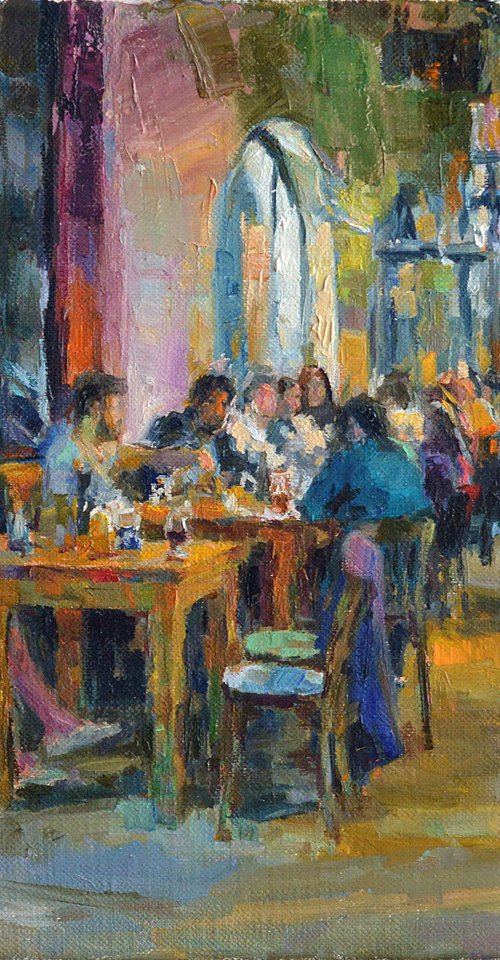 Café, street #4 by Vachagan Manukyan