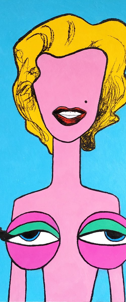 My tits love Andy Warhol by Ann Zhuleva