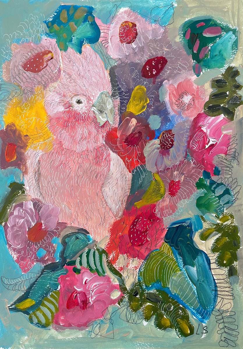 Parrot study by LENKA STASTNA