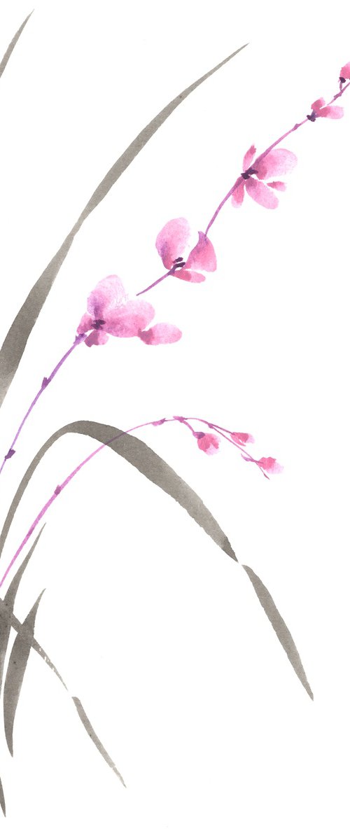 Whispering Orchid Bloom by Hai Doan