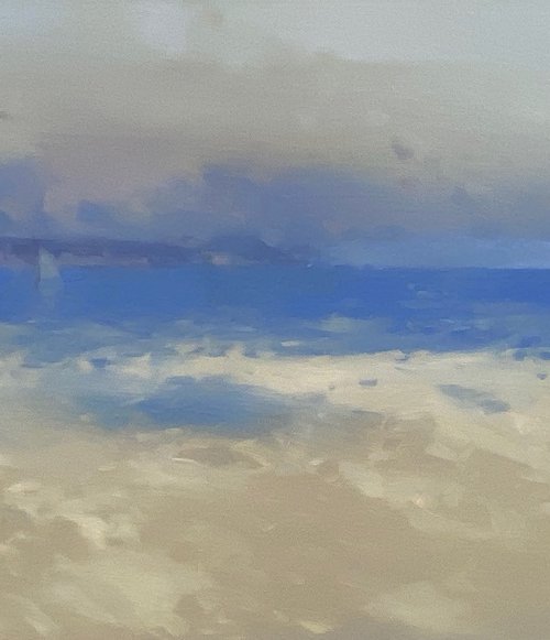 Coastal, Original oil painting, Handmade artwork, One of a kind by Vahe Yeremyan