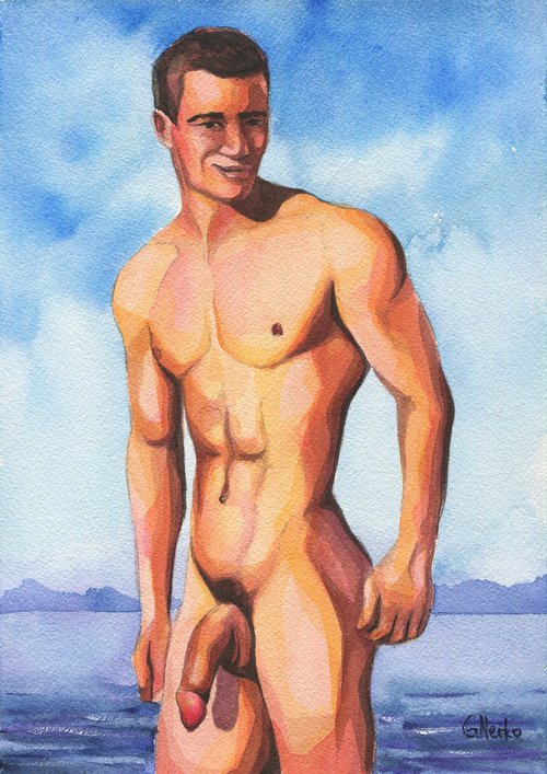 Male nude by Goodvin Nerko