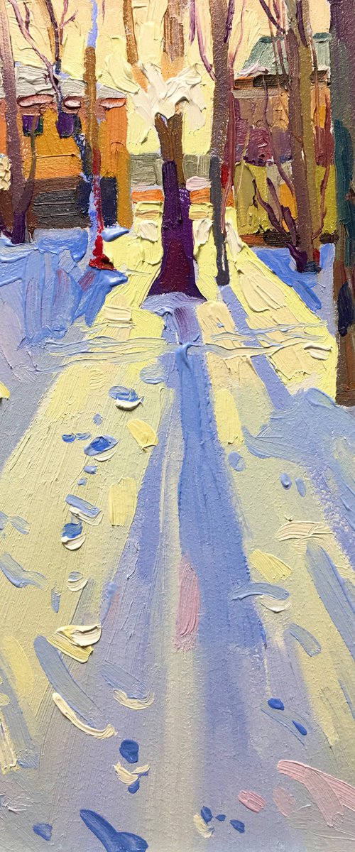 Winter Sun Rays by Ole Karako