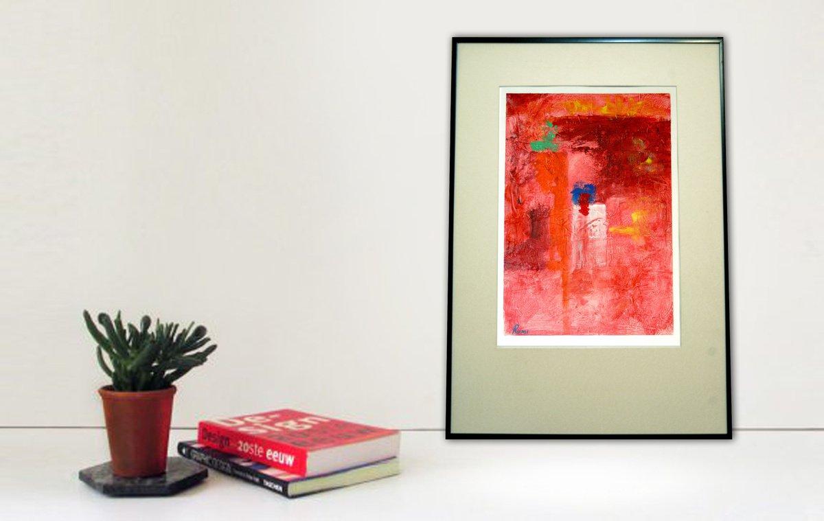 ABSTRACT VARIATIONS # 77. Matted and framed. by Rumen Spasov