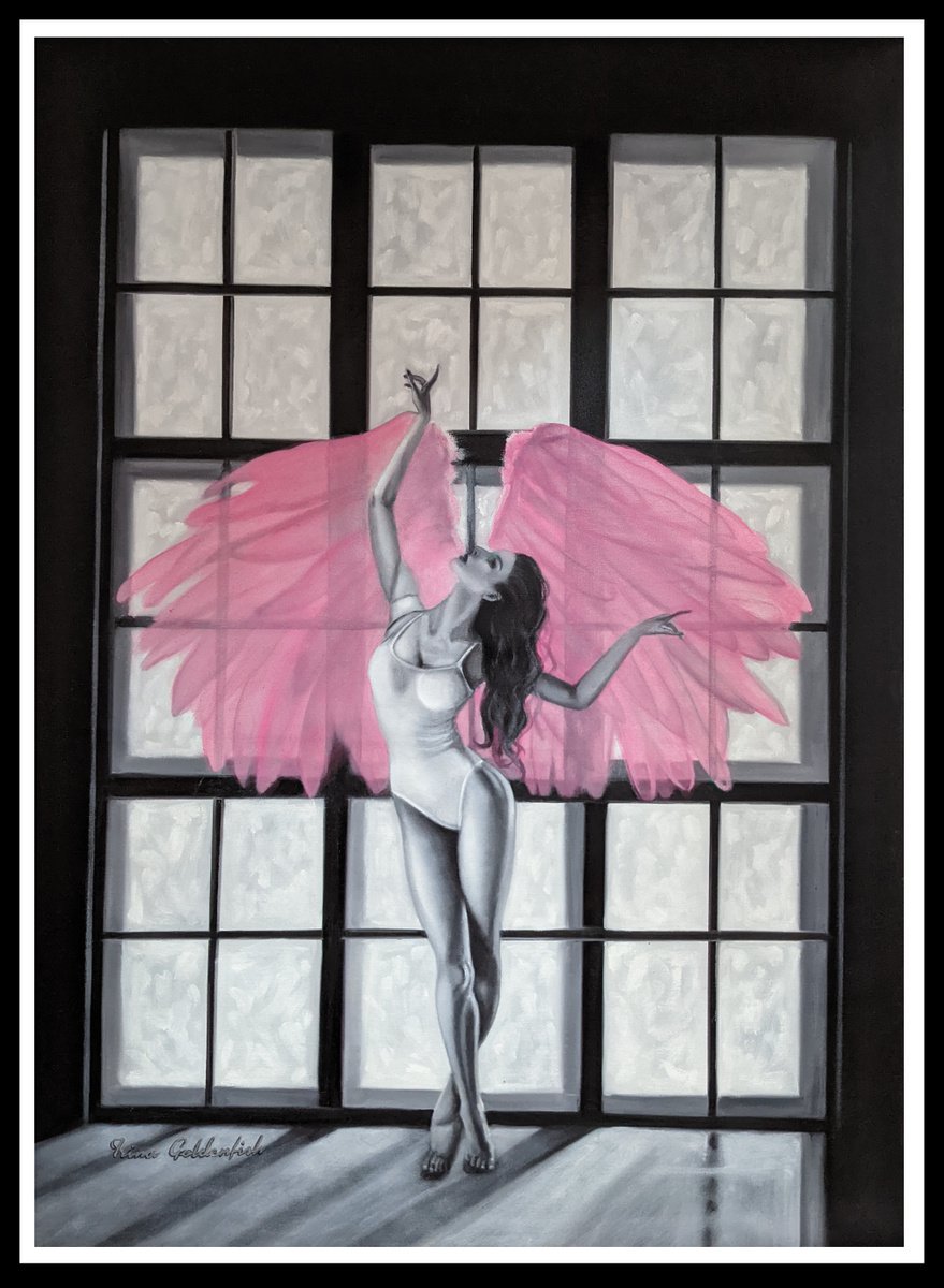 Impressionistic Portrait Oil Painting By Irinagoldenfish, 31 X 43, Tenderness, Original Artwork