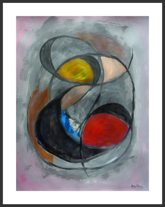 cosmogonie 2 / diptych - 39,37 x 25,59 in (100 x 65 cm)