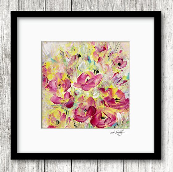 Floral Bliss 9 - Abstract Flower Painting by Kathy Morton Stanion