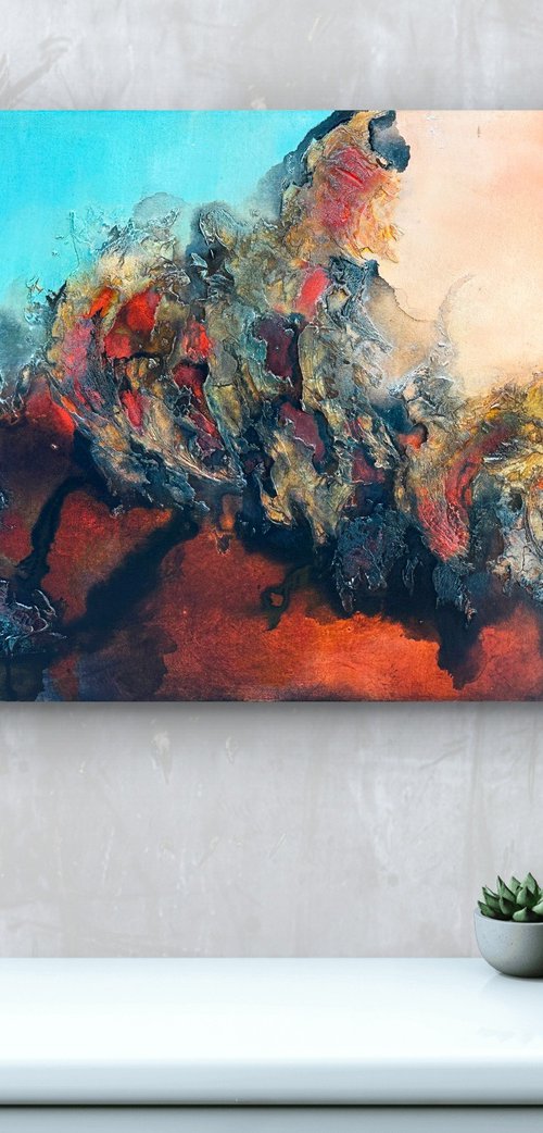 The Sea Was Still Burning by Andrada Anghel