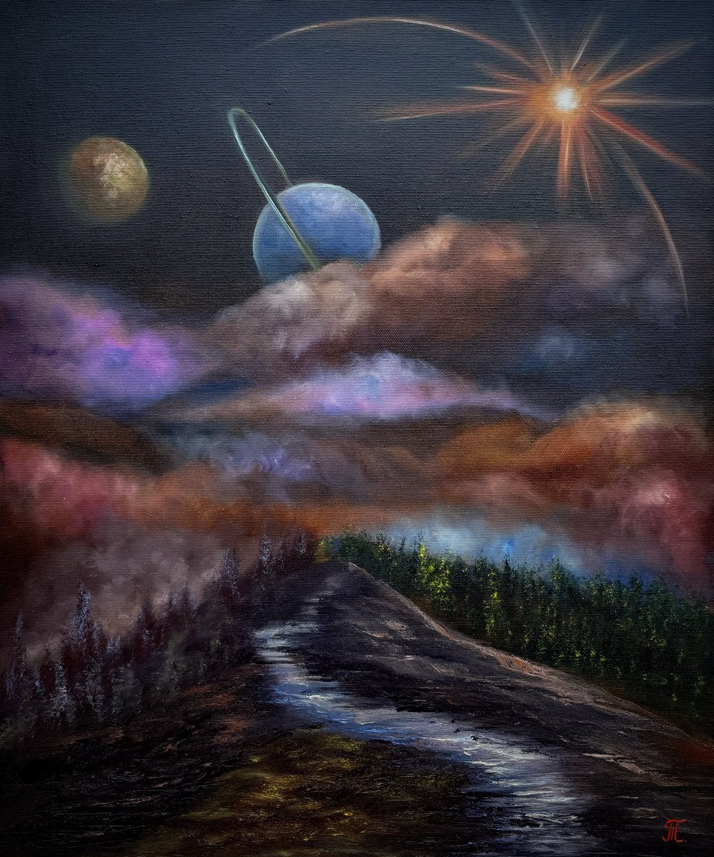 New Planet By Tanja Frost, 20 X 24, Artwork For Sale On Artfinder