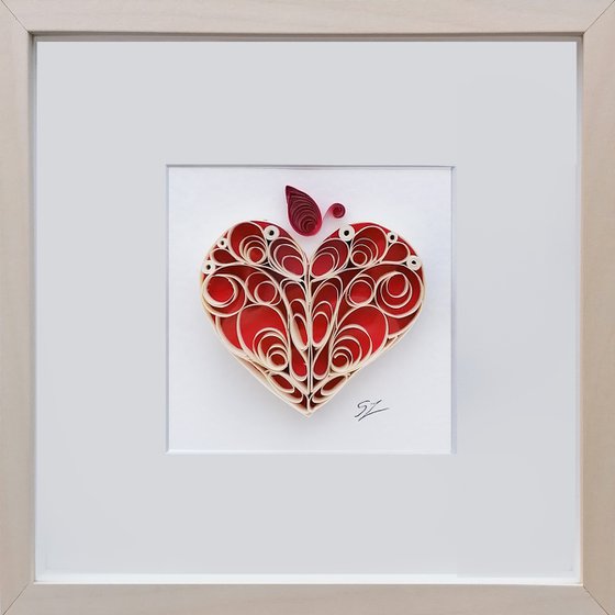 Quilling Red Heart