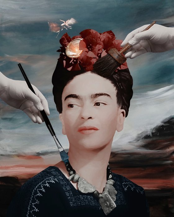 Portrait of Frida Kahlo (No:7)
