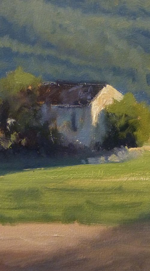 Shed at Sunset by Pascal Giroud