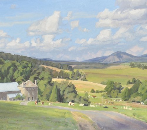 September 17, farm on the Massif du Mézenc by ANNE BAUDEQUIN