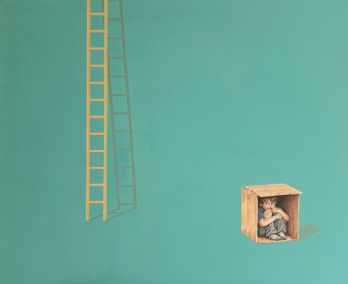 Painting , Fee-Fi-Fo-Fum By Lee Jenkinson, 22 X 18, Artwork For Sale On Artfinder