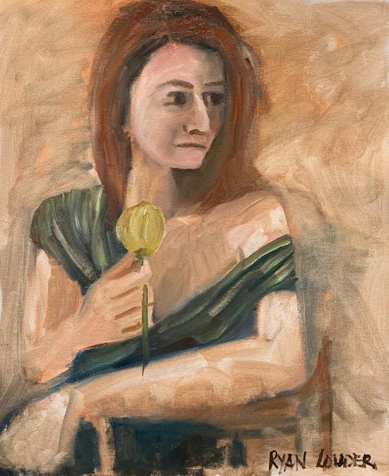 Woman with Tulip