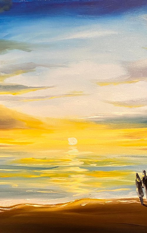 Romantic Sunset View by Aisha Haider