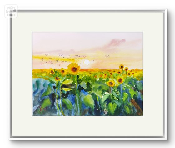 Yellow sunflowers