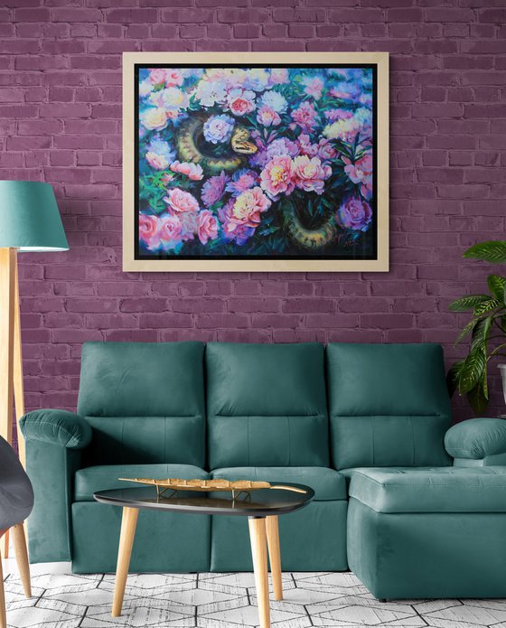 Dangerous beauty. Snake