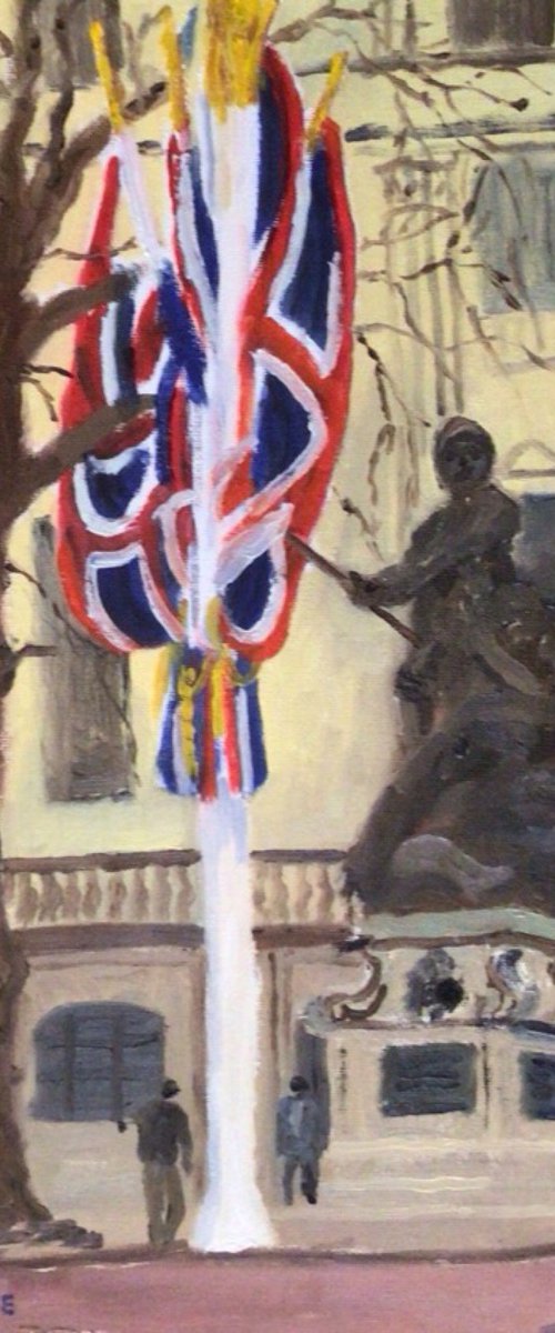 Royal Marines Monument by Julian Lovegrove Art