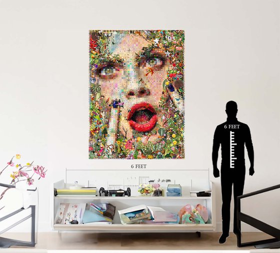 "The Enchantress" Collage
