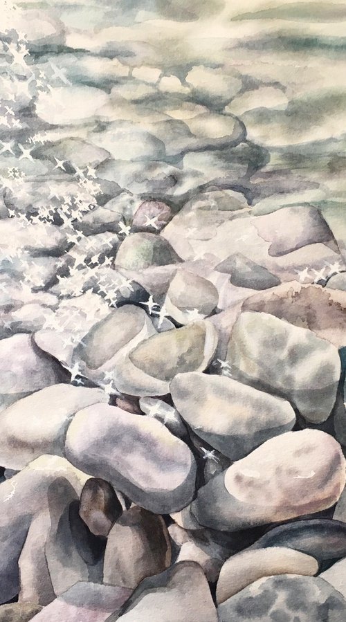 "White stone beaches" by OXYPOINT