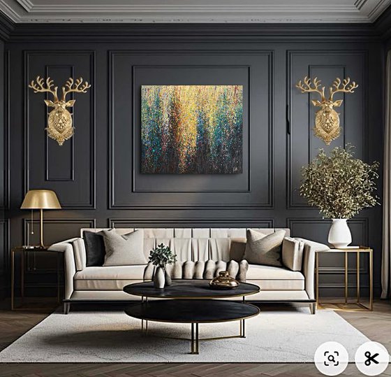 Golden Rain - Emerald