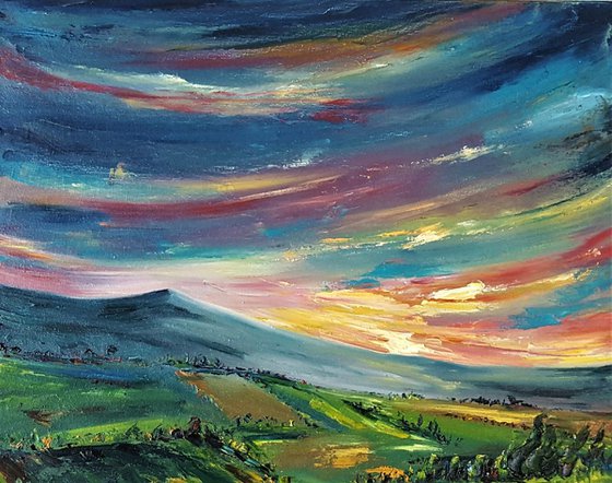 Sunset Skies - an Irish Landscape