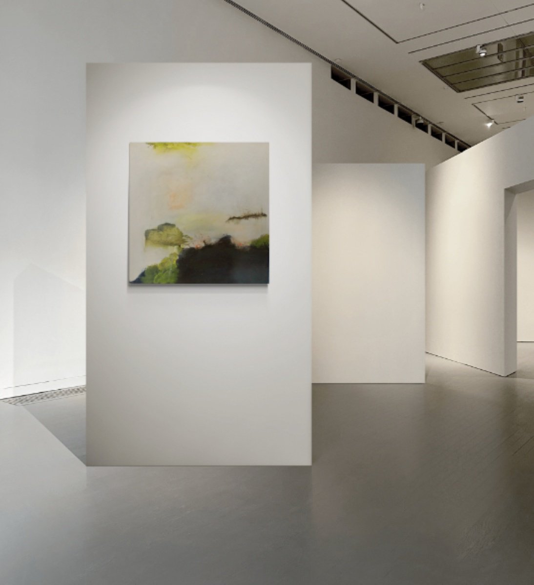 Abstract Landscape Acrylic Painting By Christa Haack, 33 X 33, Landscape Abstract, Original Artwork