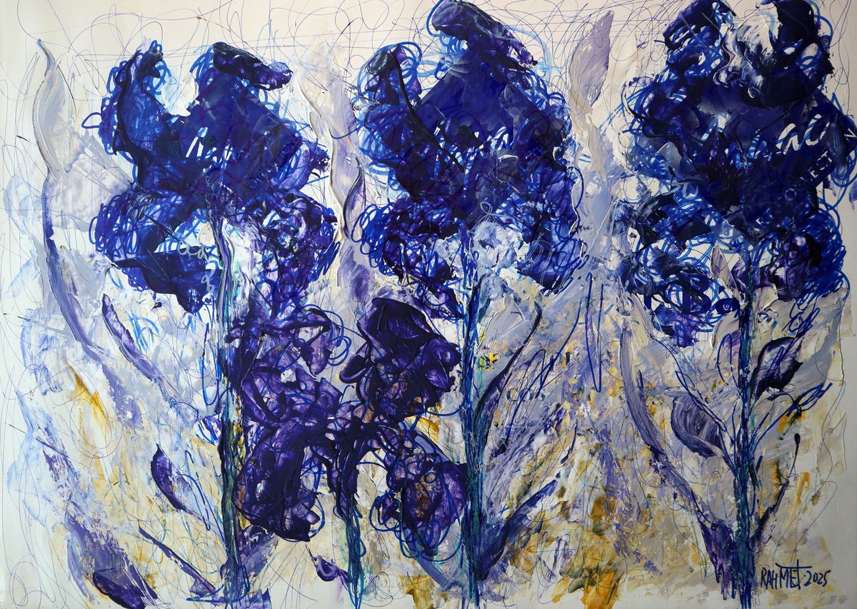  Fantasy With Flowers 309 By Rakhmet Redzhepov, 23 X 17, Artwork For Sale On Artfinder