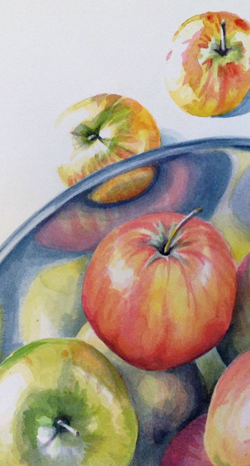 Organic Apples by Susan Clare