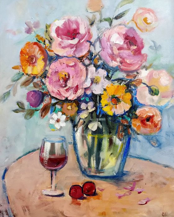 Flowers in a Vase