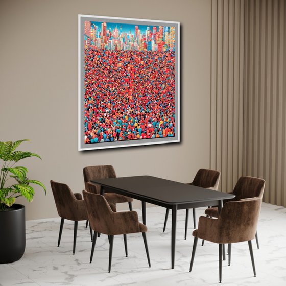 Vibrant Urban Symphony 1