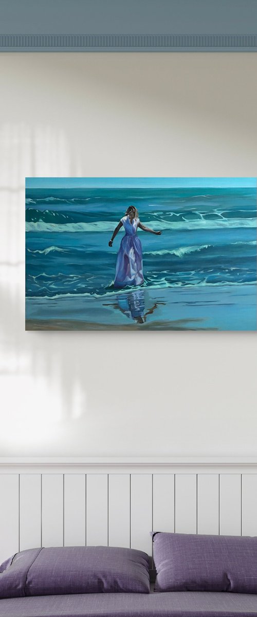 Young women. Ocean by Guzel Min