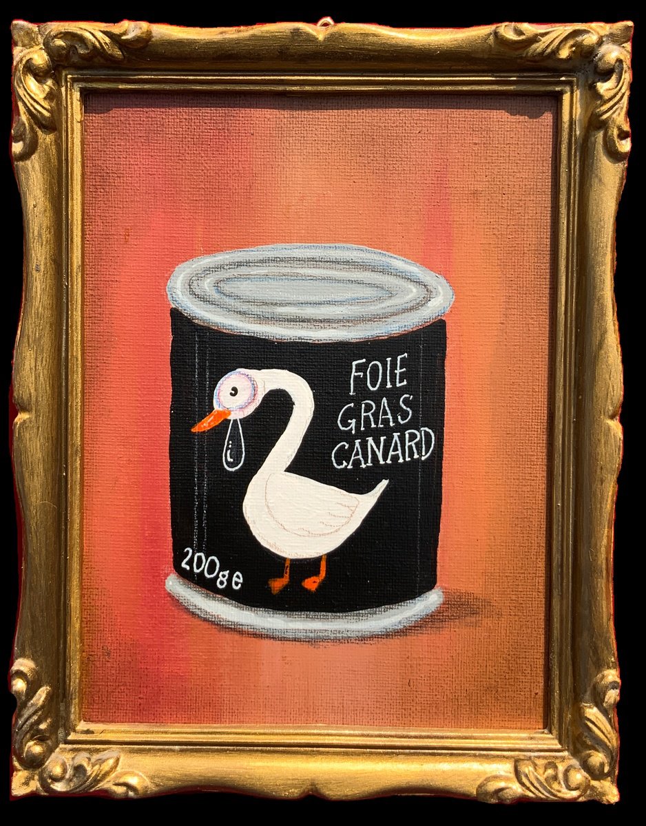 536 - The Solitude of Canned Animals - FOIE GRAS by Paolo Andrea Deandrea