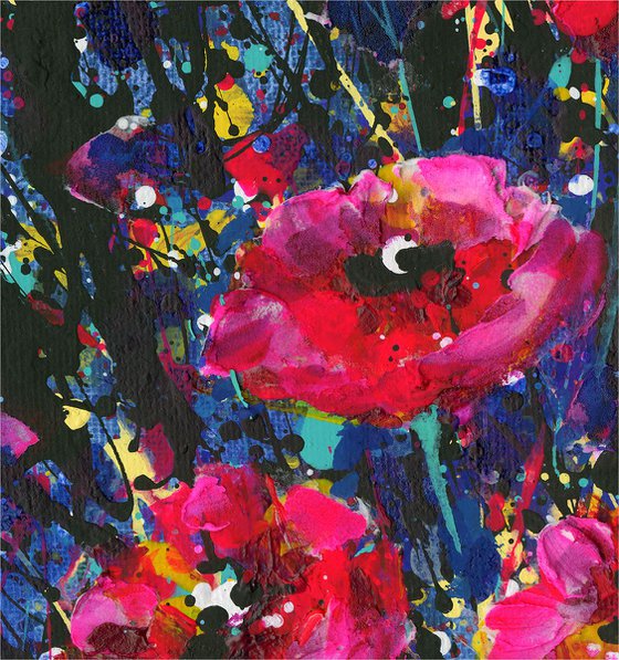 Pink Splendor - Floral art by Kathy Morton Stanion