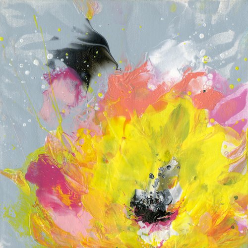 Flowering Euphoria 41 - Floral Abstract Painting by Kathy Morton Stanion by Kathy Morton Stanion